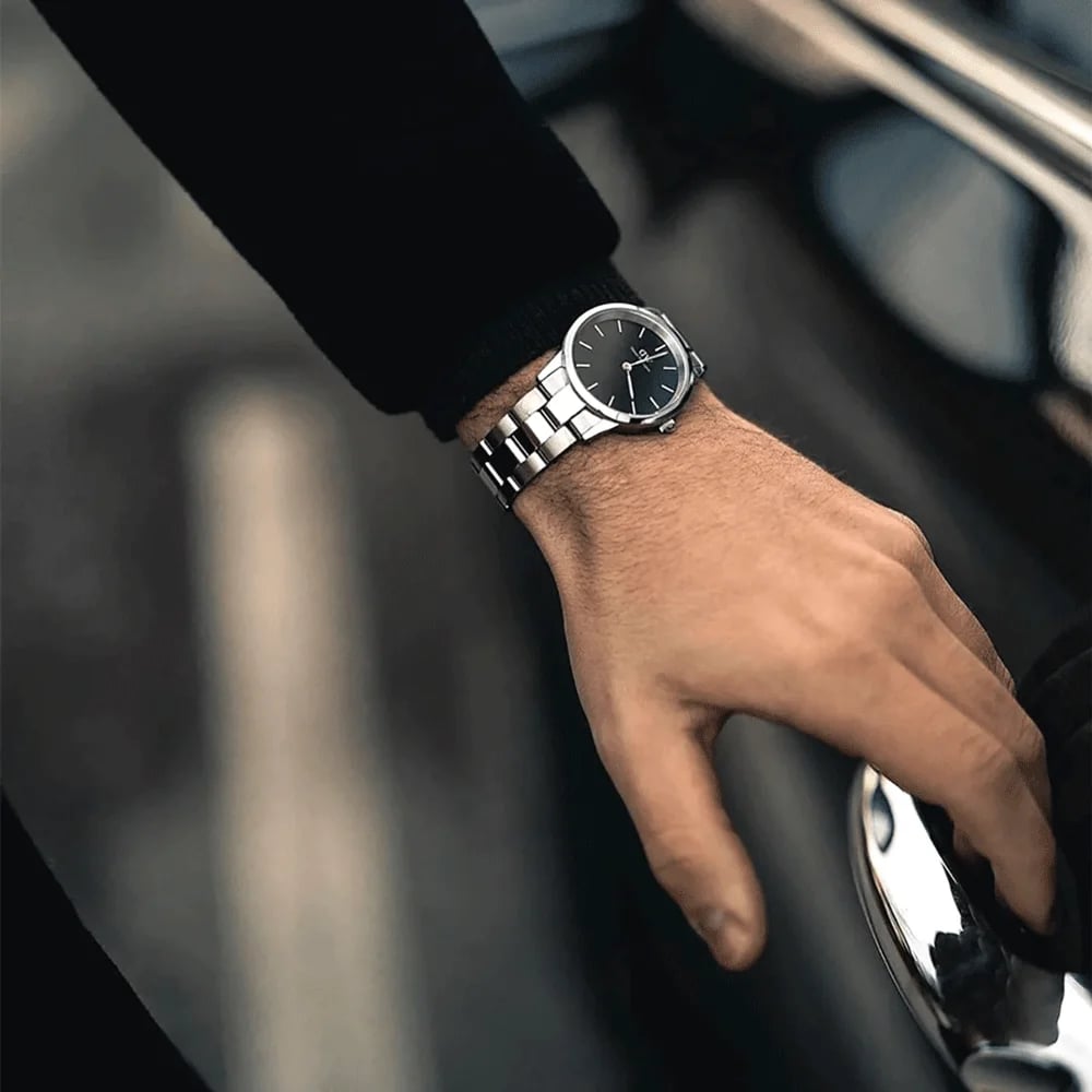 Montre Daniel Wellington DW00100342 unisexe verso boîtier argent