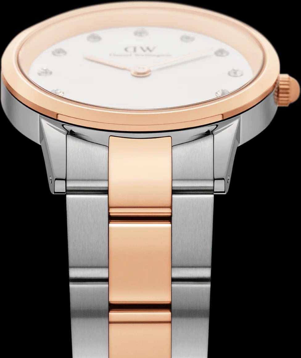 Montre Daniel Wellington DW00100359 femme détail cadran blanc