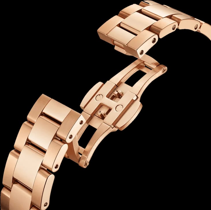 Montre Daniel Wellington DW00100370 femme détail bracelet acier inoxydable