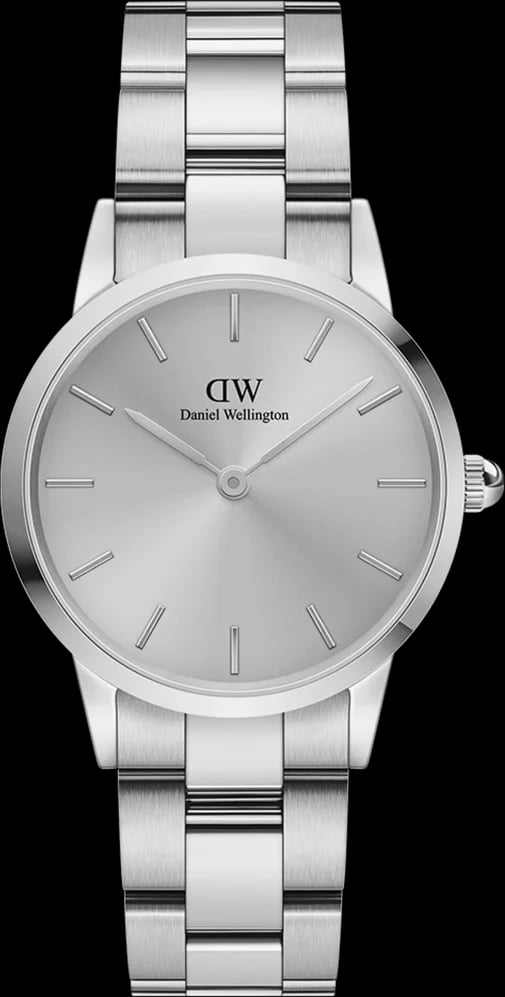 Montre Daniel Wellington DW00100402 femme cadran argent bracelet acier inoxydable