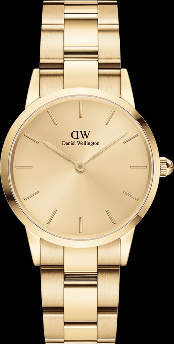 Montre Daniel Wellington DW00100403 femme cadran doré bracelet acier inoxydable