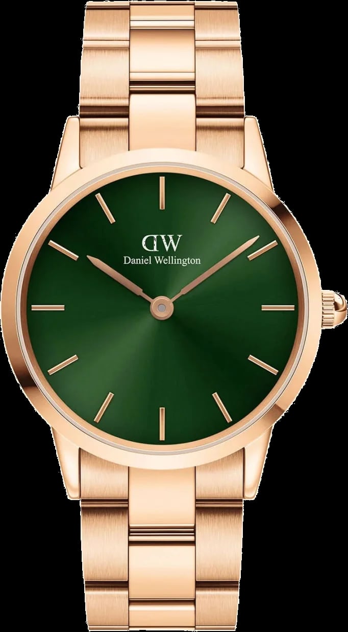 Montre Daniel Wellington DW00100420 femme cadran vert bracelet acier inoxydable