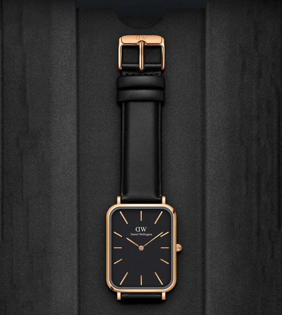 Montre Daniel Wellington DW00100449 femme verso boîtier or rose