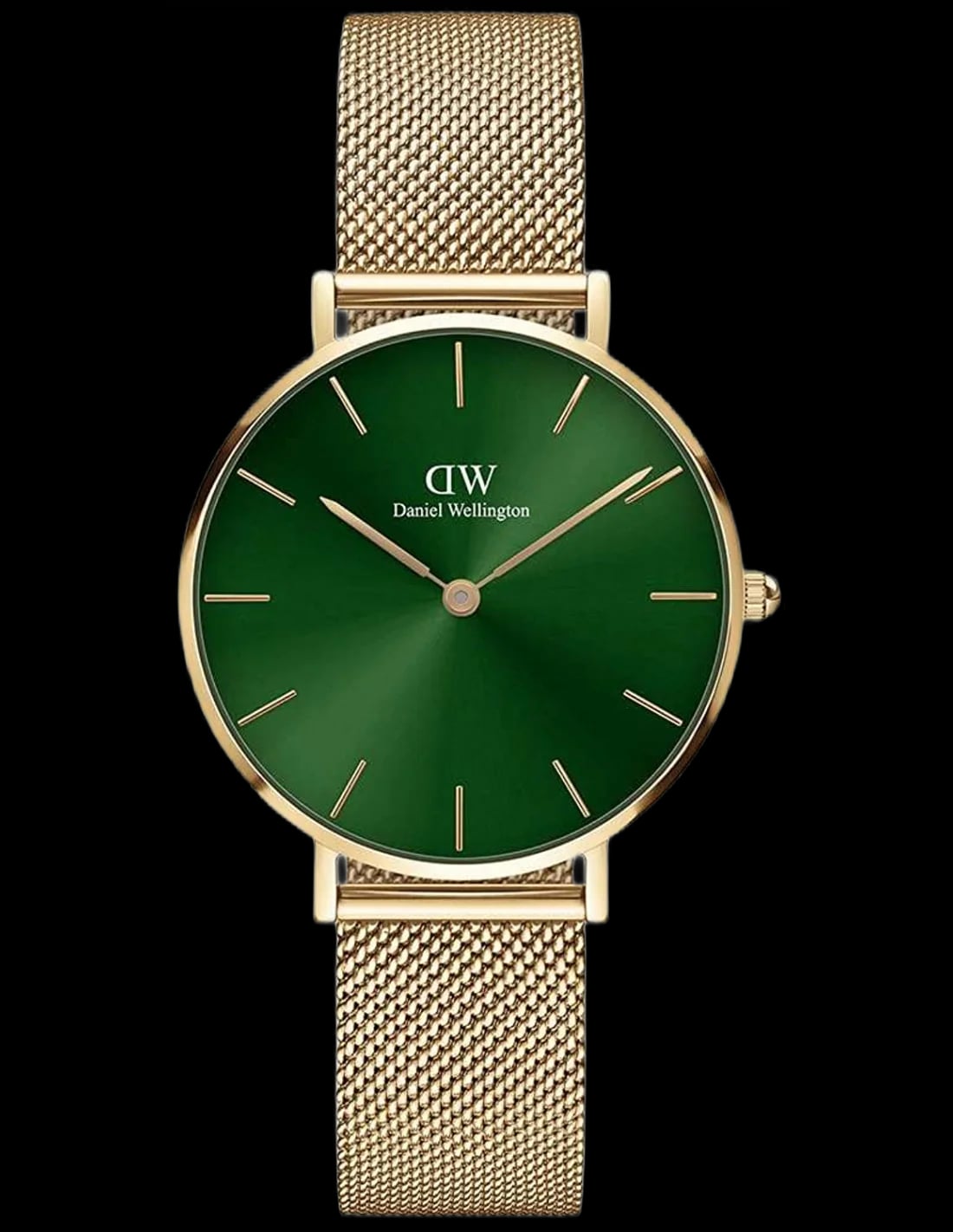 Montre Daniel Wellington DW00100480 femme cadran vert bracelet acier inoxydable