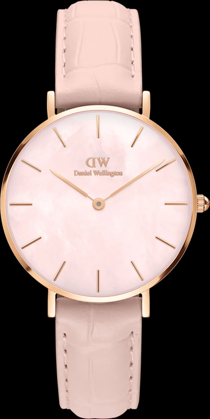 Montre Daniel Wellington DW00100511 femme cadran rose bracelet cuir