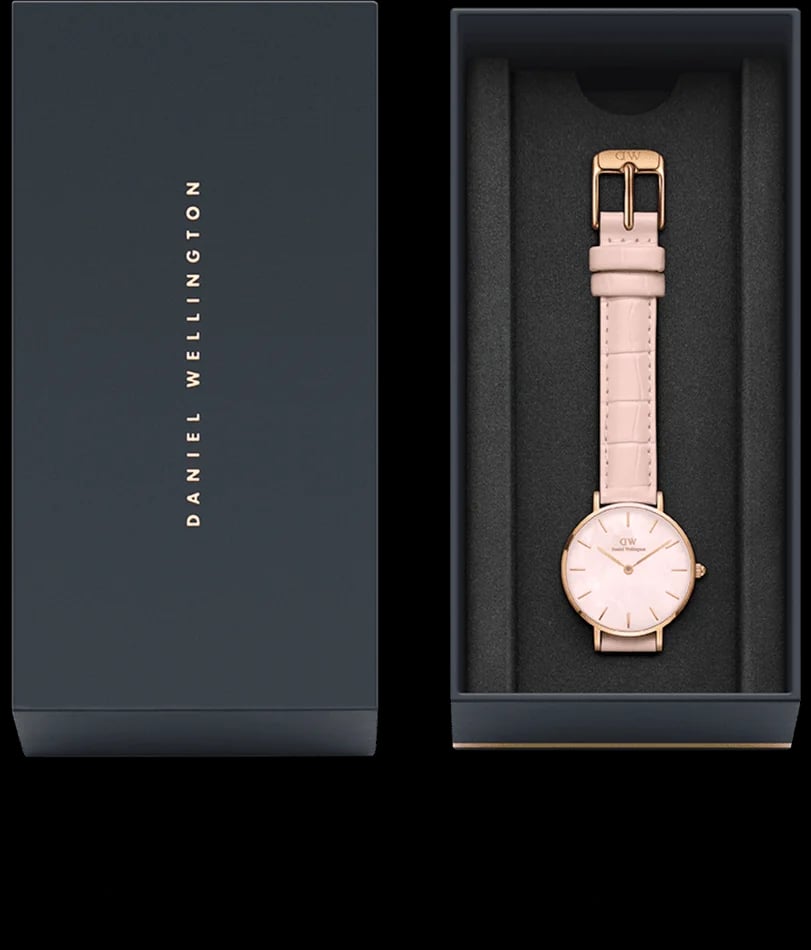Montre Daniel Wellington DW00100511 femme verso boîtier or rose
