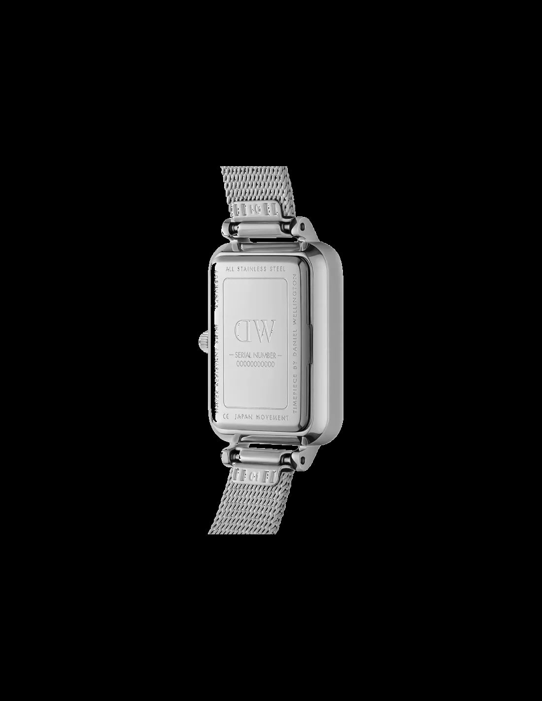 Montre Daniel Wellington DW00100581 femme détail cadran noir