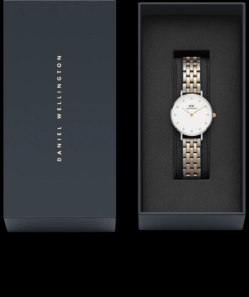 Montre Daniel Wellington DW00100616 femme verso boîtier argent