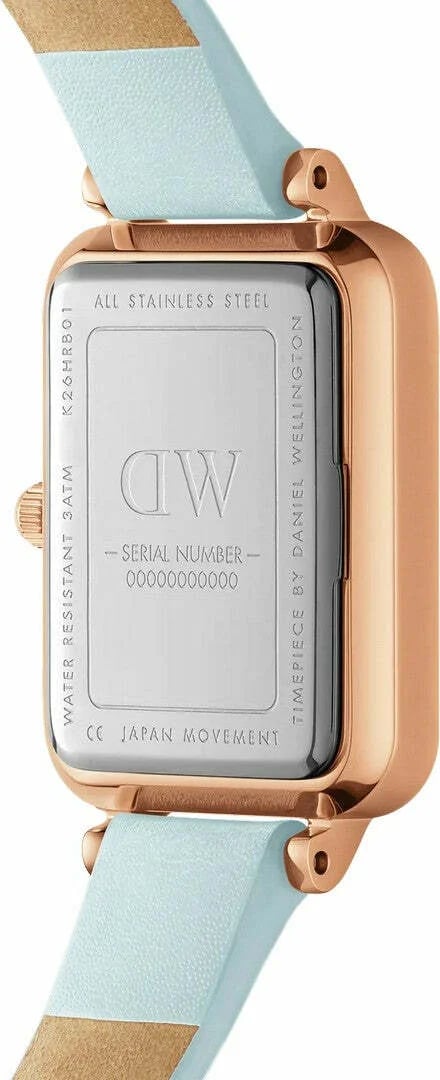 Montre Daniel Wellington DW00100638 femme détail cadran bleu