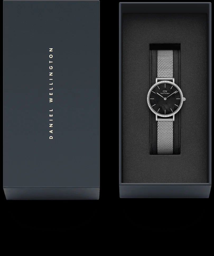Montre Daniel Wellington DW00100661 femme verso boîtier argent