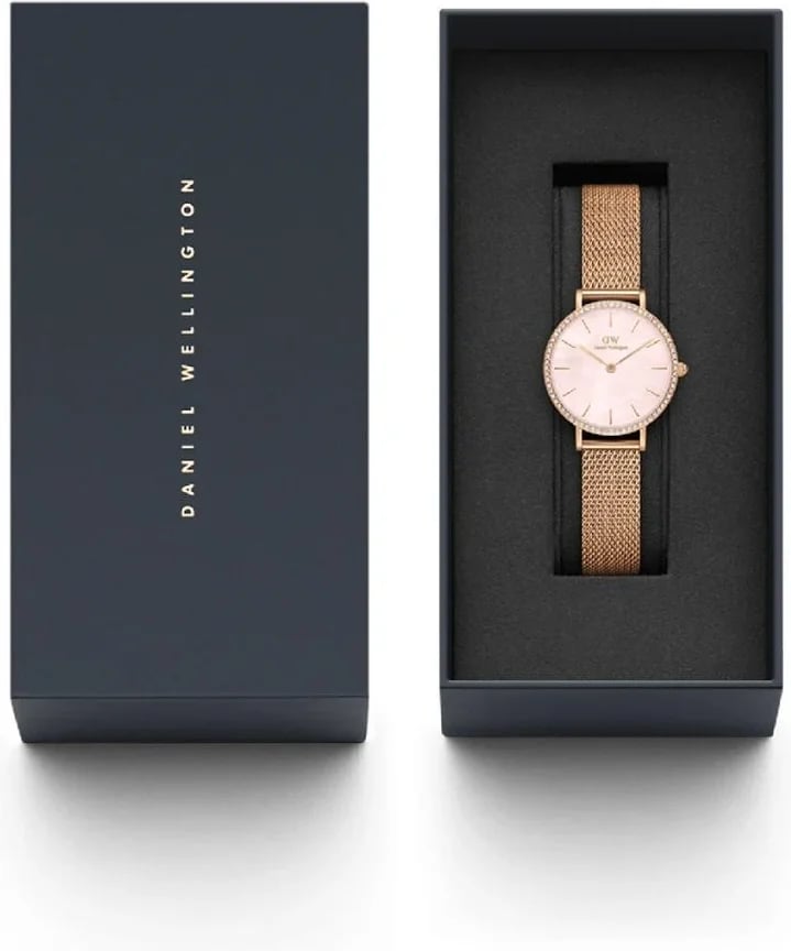 Montre Daniel Wellington DW00100663 femme verso boîtier or rose