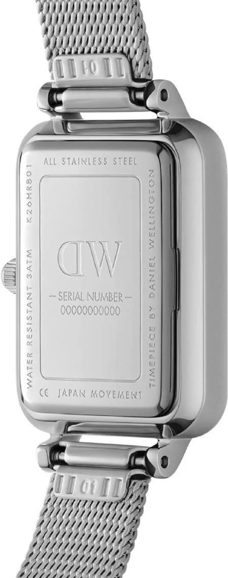 Montre Daniel Wellington DW00100667 femme détail cadran noir