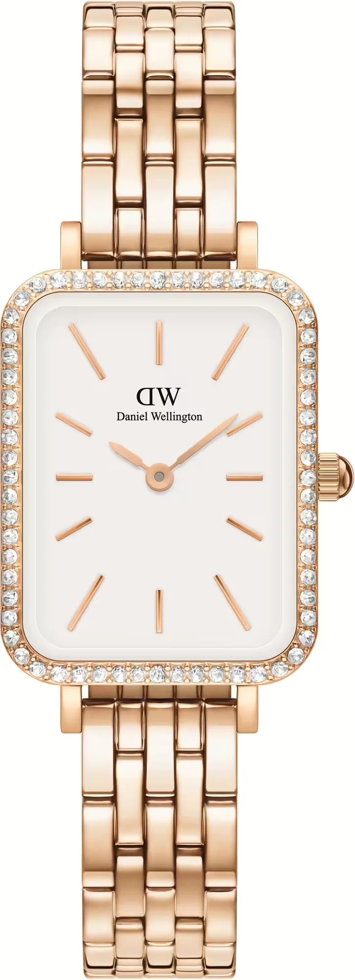 Montre Daniel Wellington DW00100672 femme cadran blanc bracelet acier inoxydable