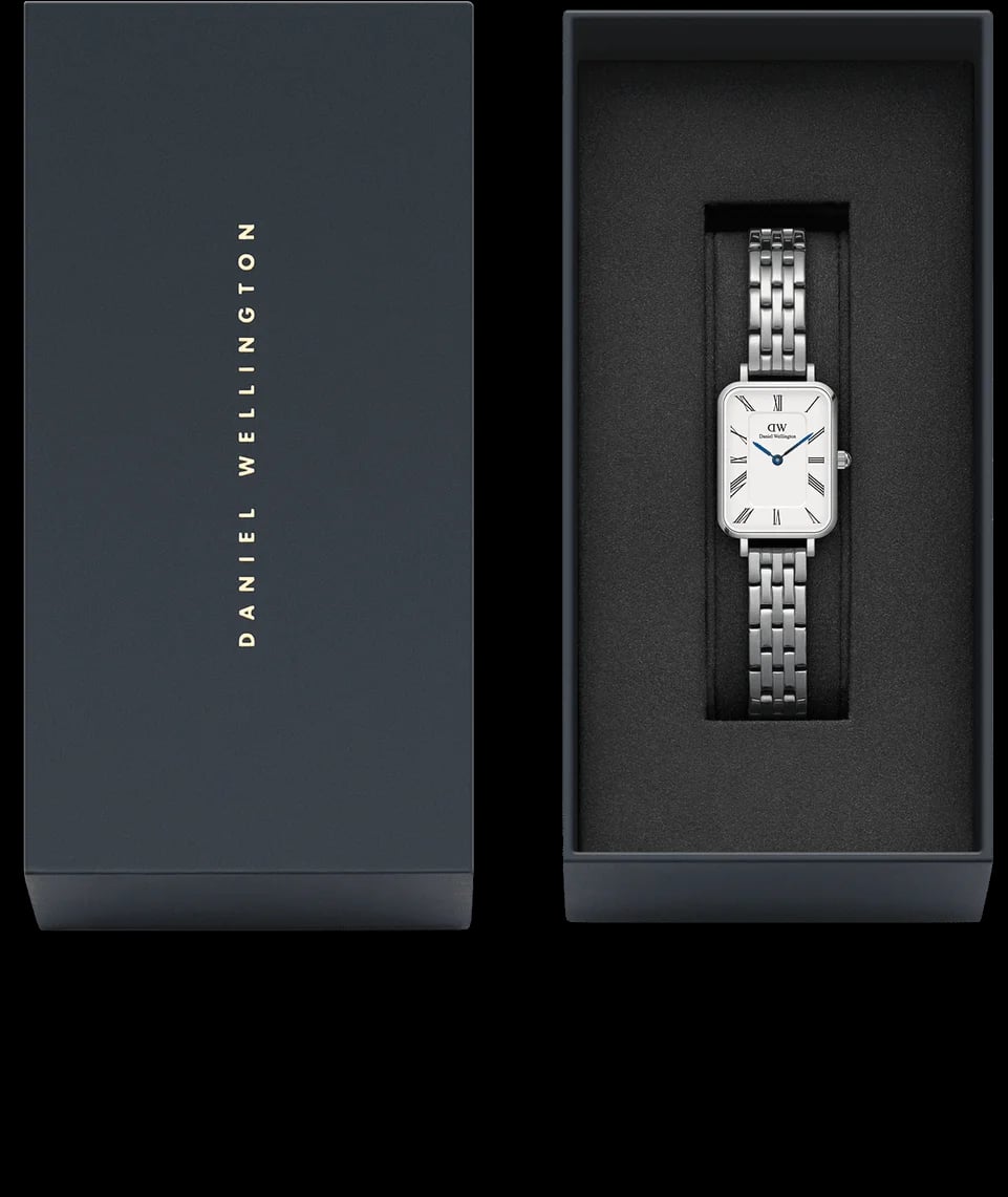 Montre Daniel Wellington DW00100691 femme détail bracelet acier inoxydable