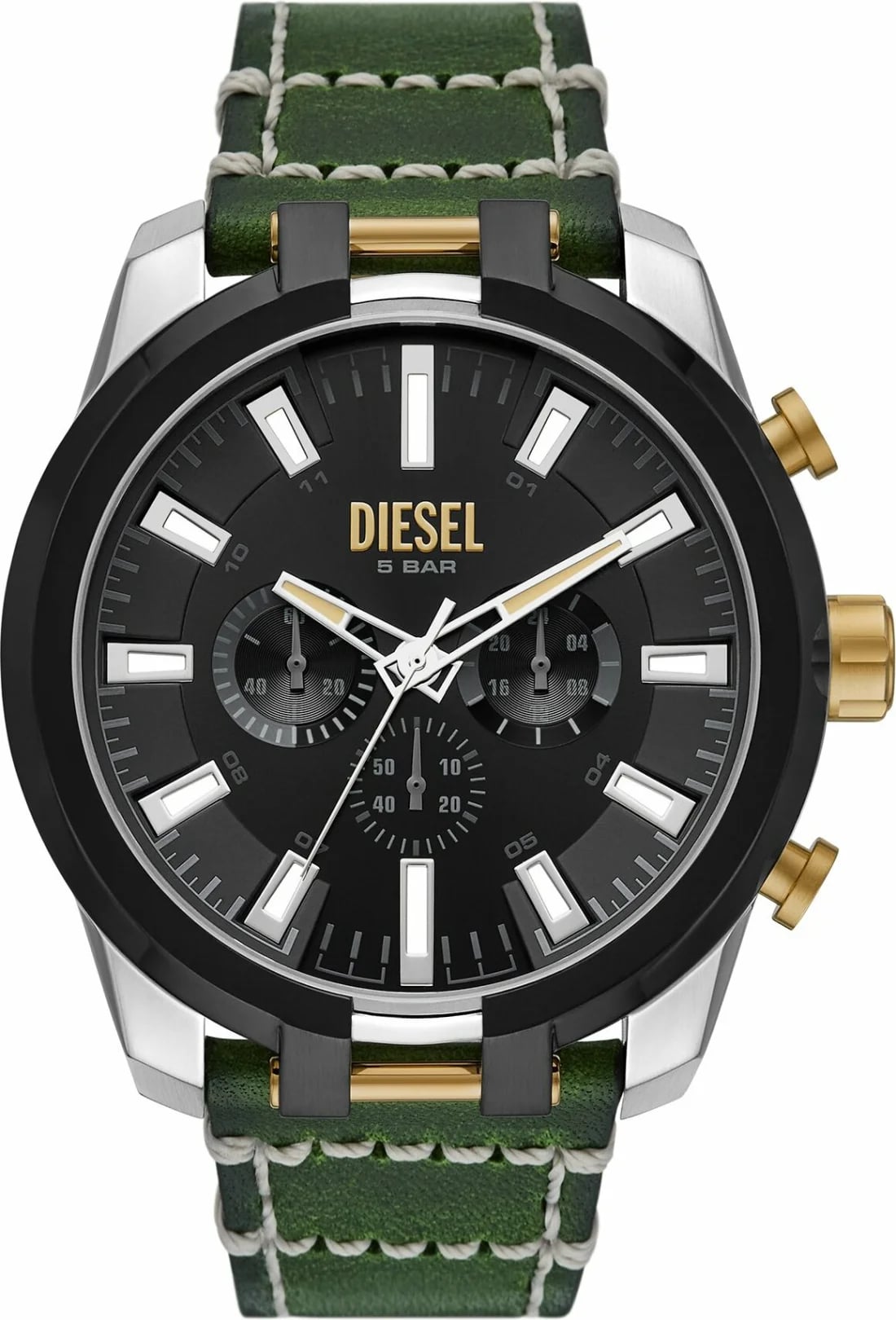 Montre Diesel DZ4588 homme cadran noir bracelet cuir