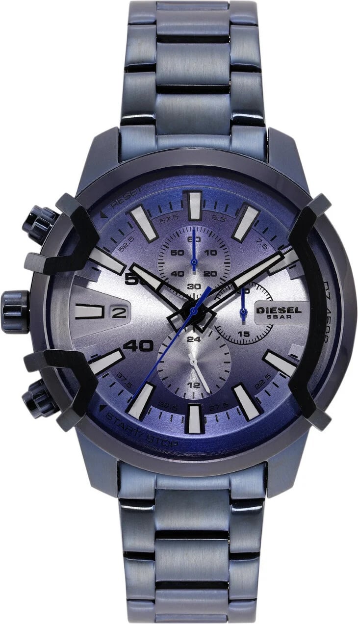 Montre Diesel DZ4596 homme détail cadran bleu