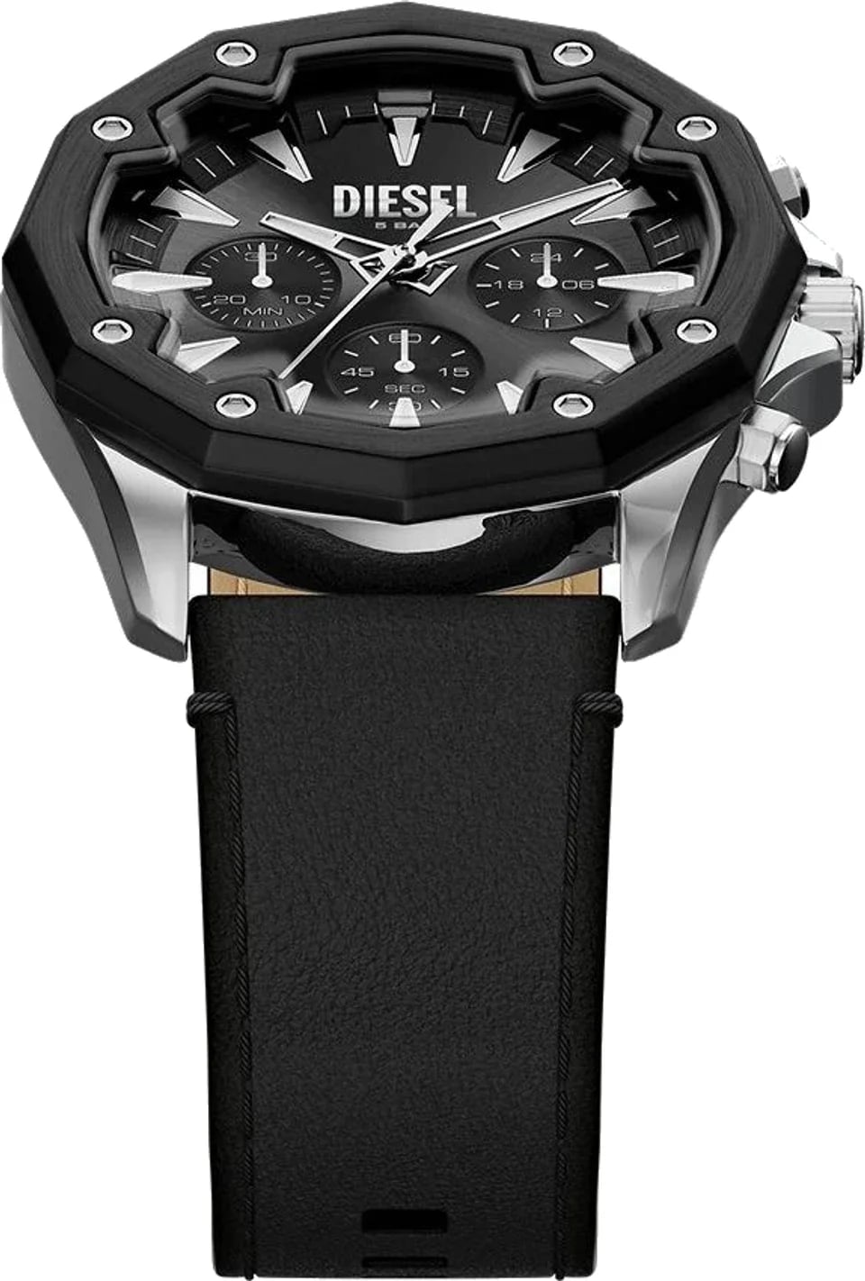 Montre Diesel DZ4710 homme détail cadran noir