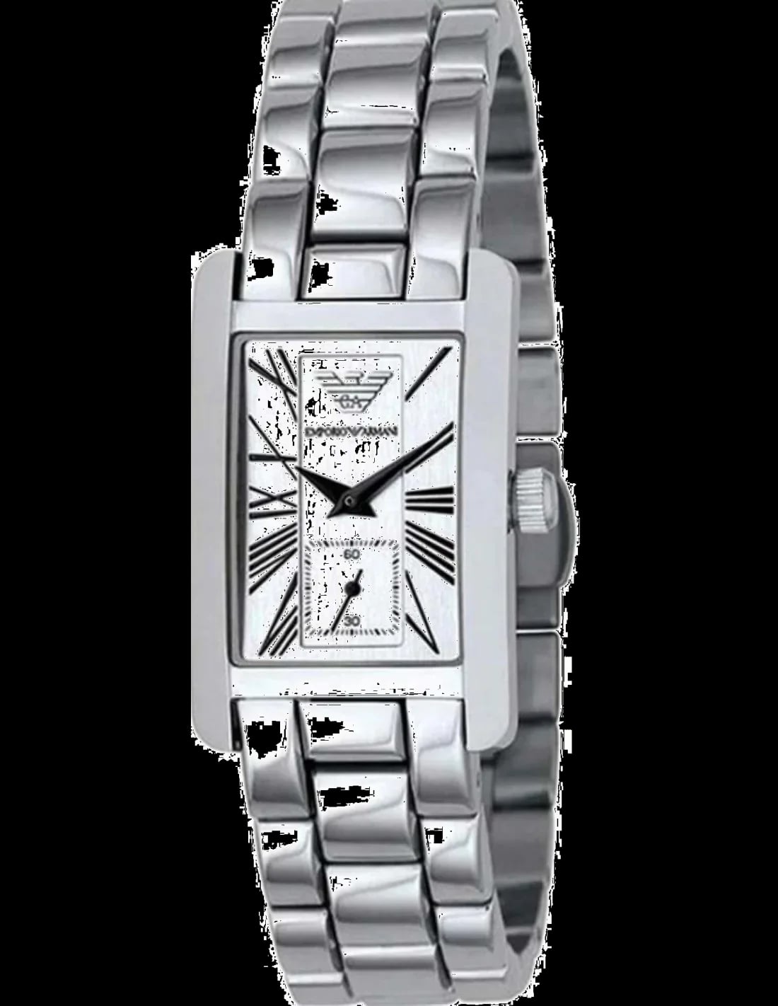 Montre Emporio Armani AR0146 femme cadran argent bracelet acier inoxydable