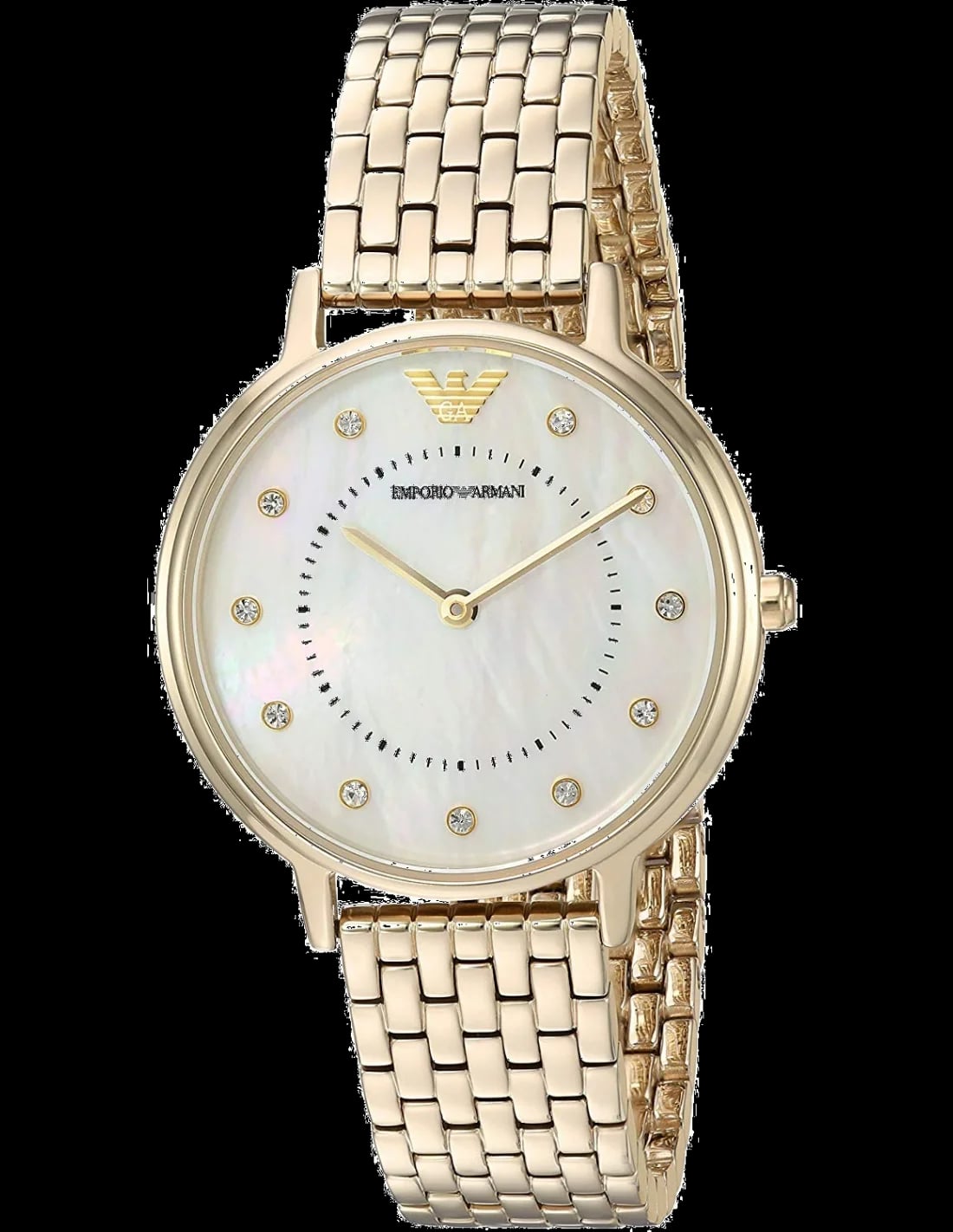 Montre Emporio Armani AR11007 femme cadran nacre bracelet acier inoxydable