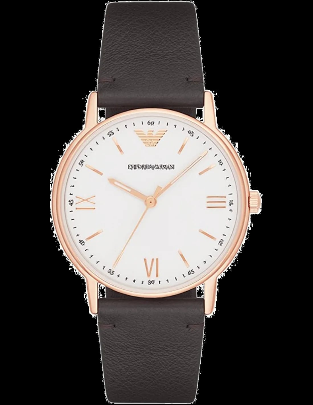 Montre Emporio Armani AR11011 homme cadran blanc bracelet cuir