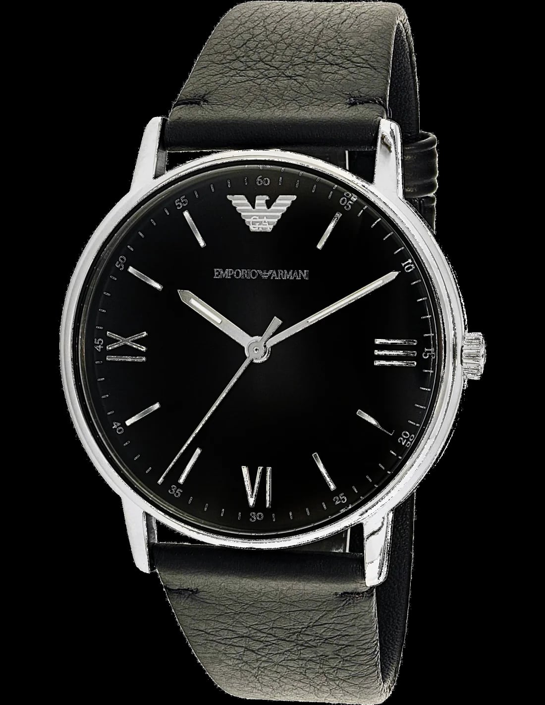 Montre Emporio Armani AR11013 homme cadran noir bracelet cuir