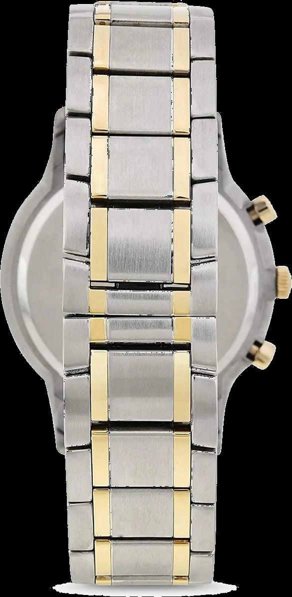 Montre Emporio Armani AR11076 homme détail cadran argent