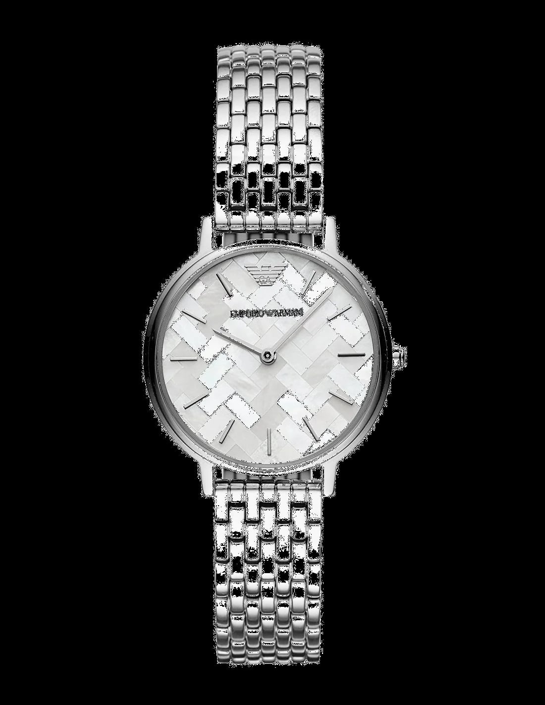 Montre Emporio Armani AR11112 femme cadran nacre bracelet acier inoxydable