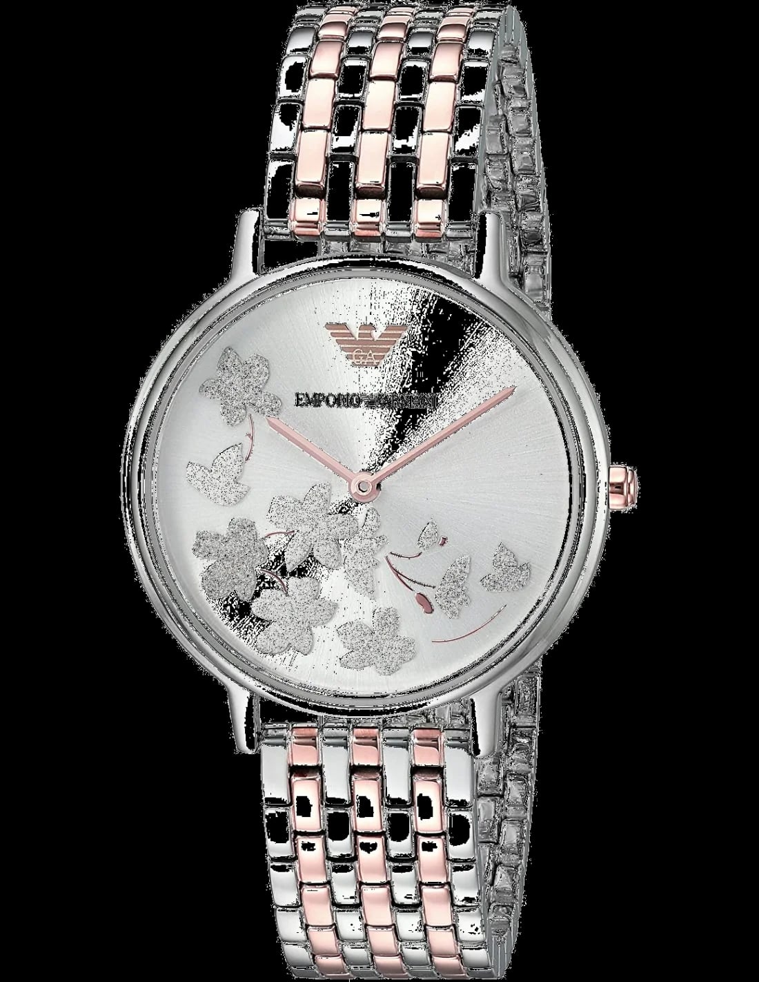Montre Emporio Armani AR11113 femme cadran argent bracelet acier inoxydable