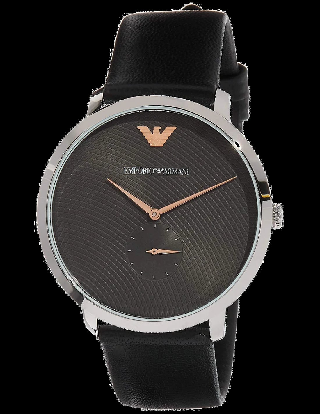 Montre Emporio Armani AR11162 homme cadran noir bracelet cuir