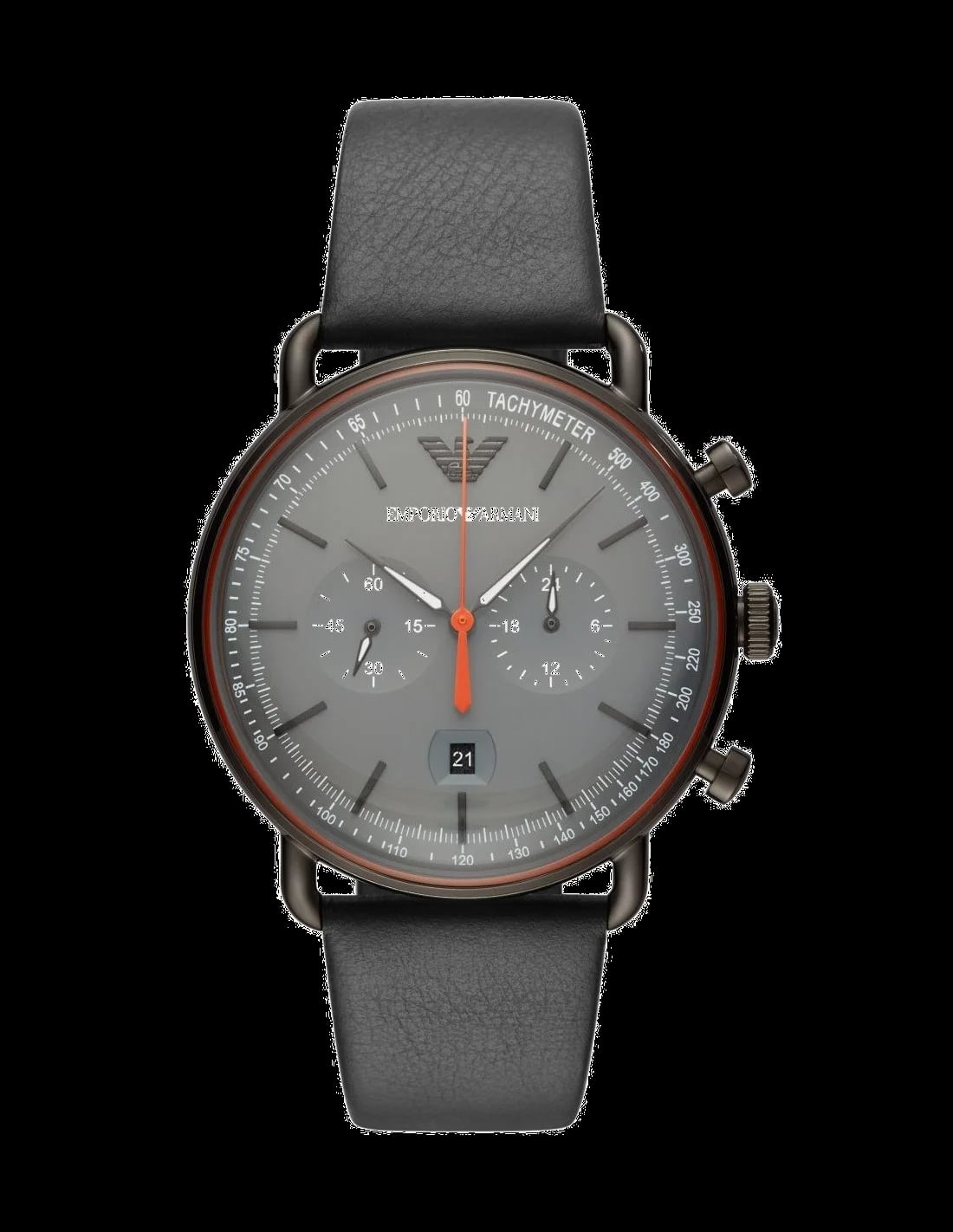 Montre Emporio Armani AR11168 homme cadran gris bracelet cuir