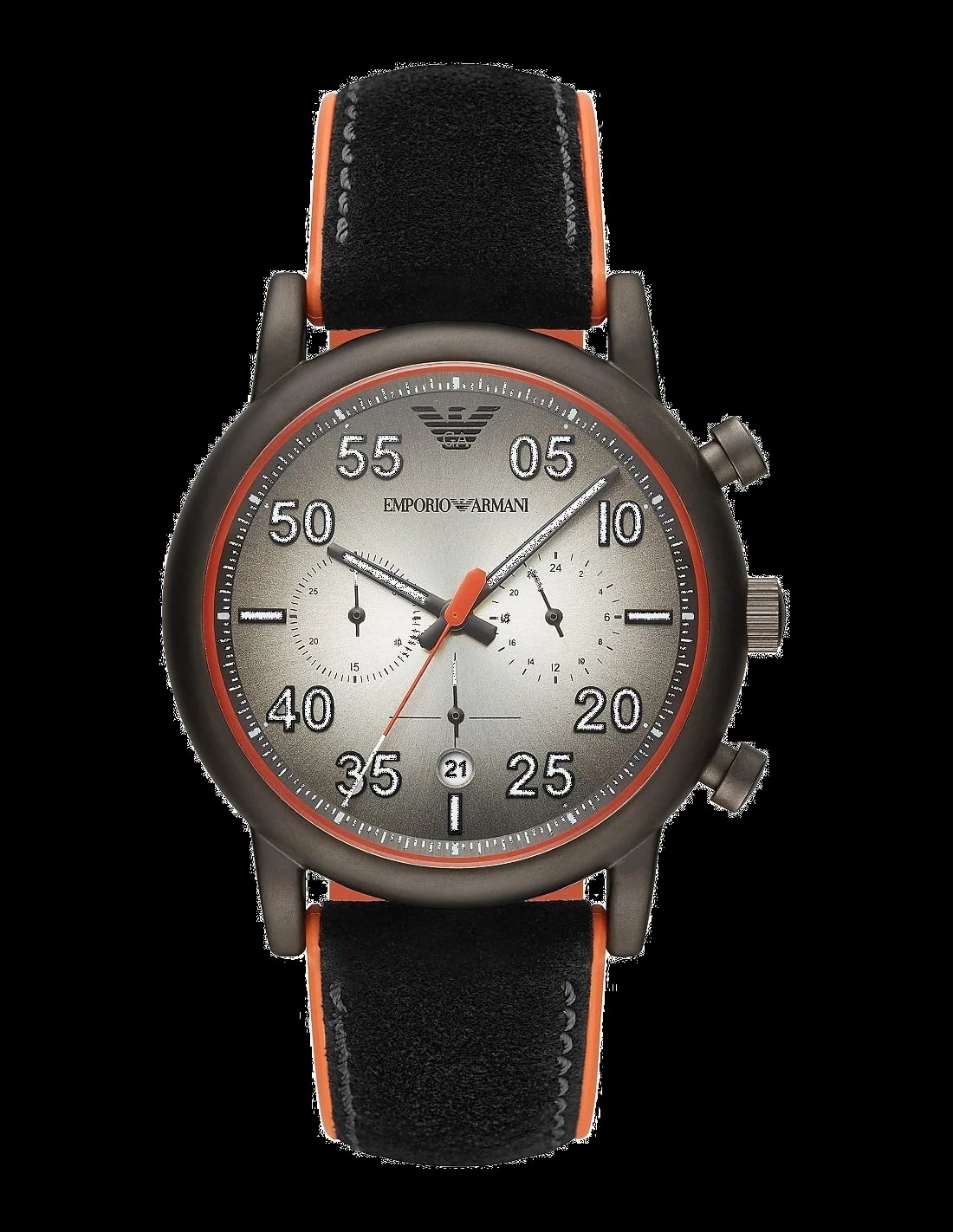 Montre Emporio Armani AR11174 homme cadran gris bracelet cuir