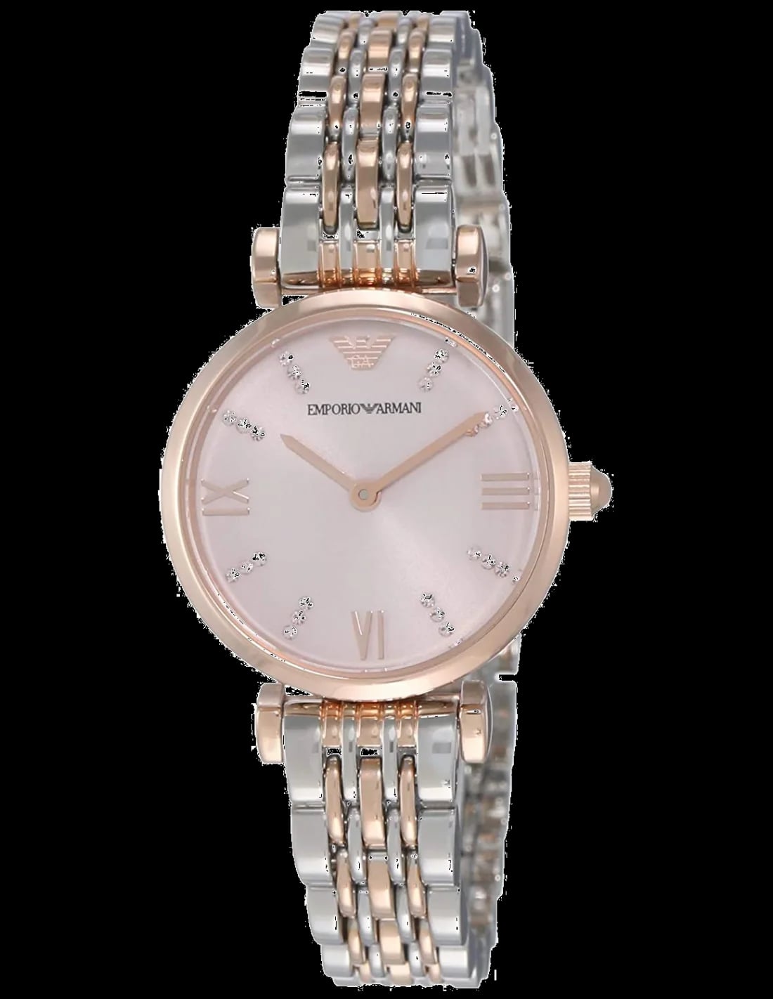 Montre Emporio Armani AR11223 femme cadran fuchsia bracelet acier inoxydable