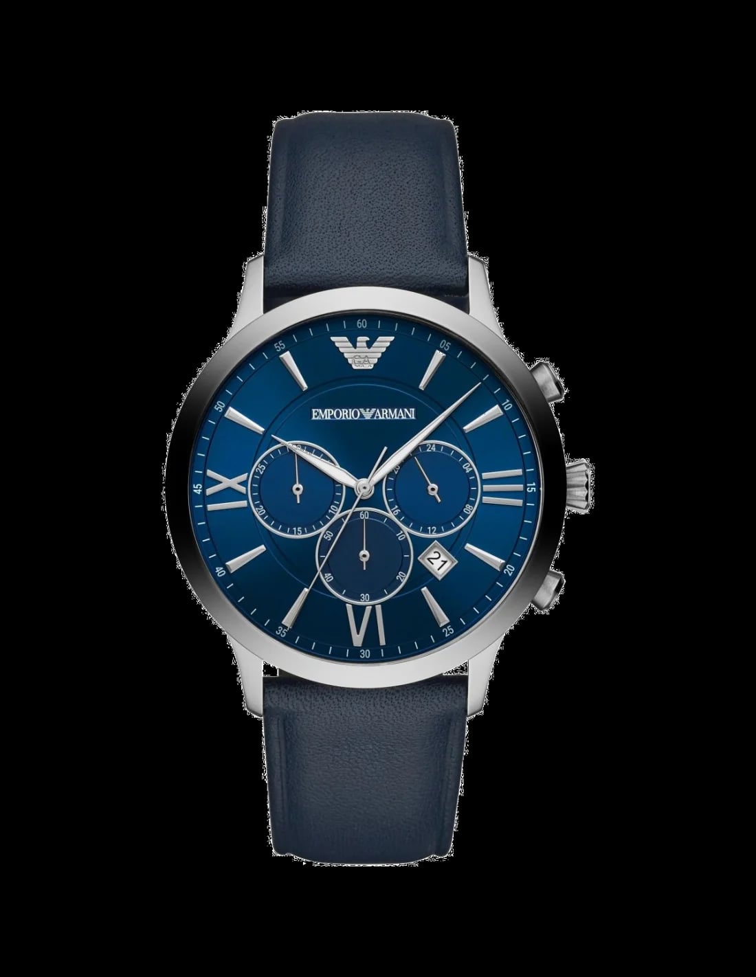 Montre Emporio Armani AR11226 homme cadran bleu bracelet cuir