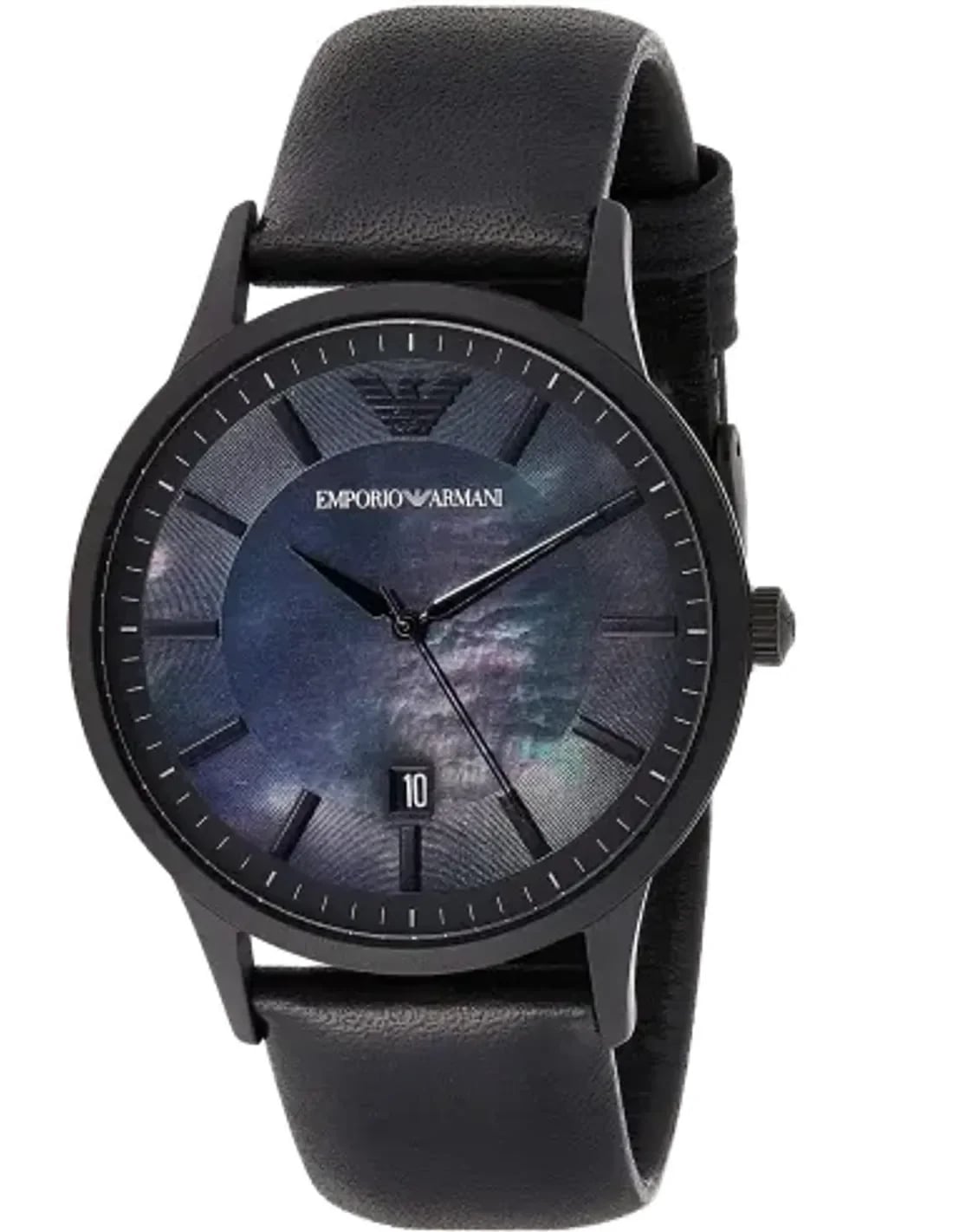 Montre Emporio Armani AR11276 homme cadran noir bracelet cuir