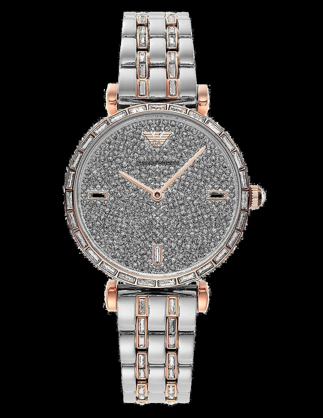 Montre Emporio Armani AR11293 femme cadran argent bracelet acier inoxydable