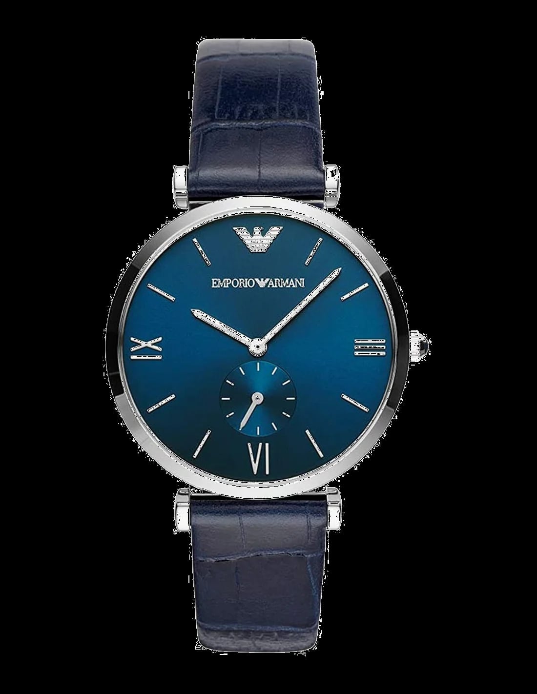 Montre Emporio Armani AR11300 homme cadran bleu bracelet cuir