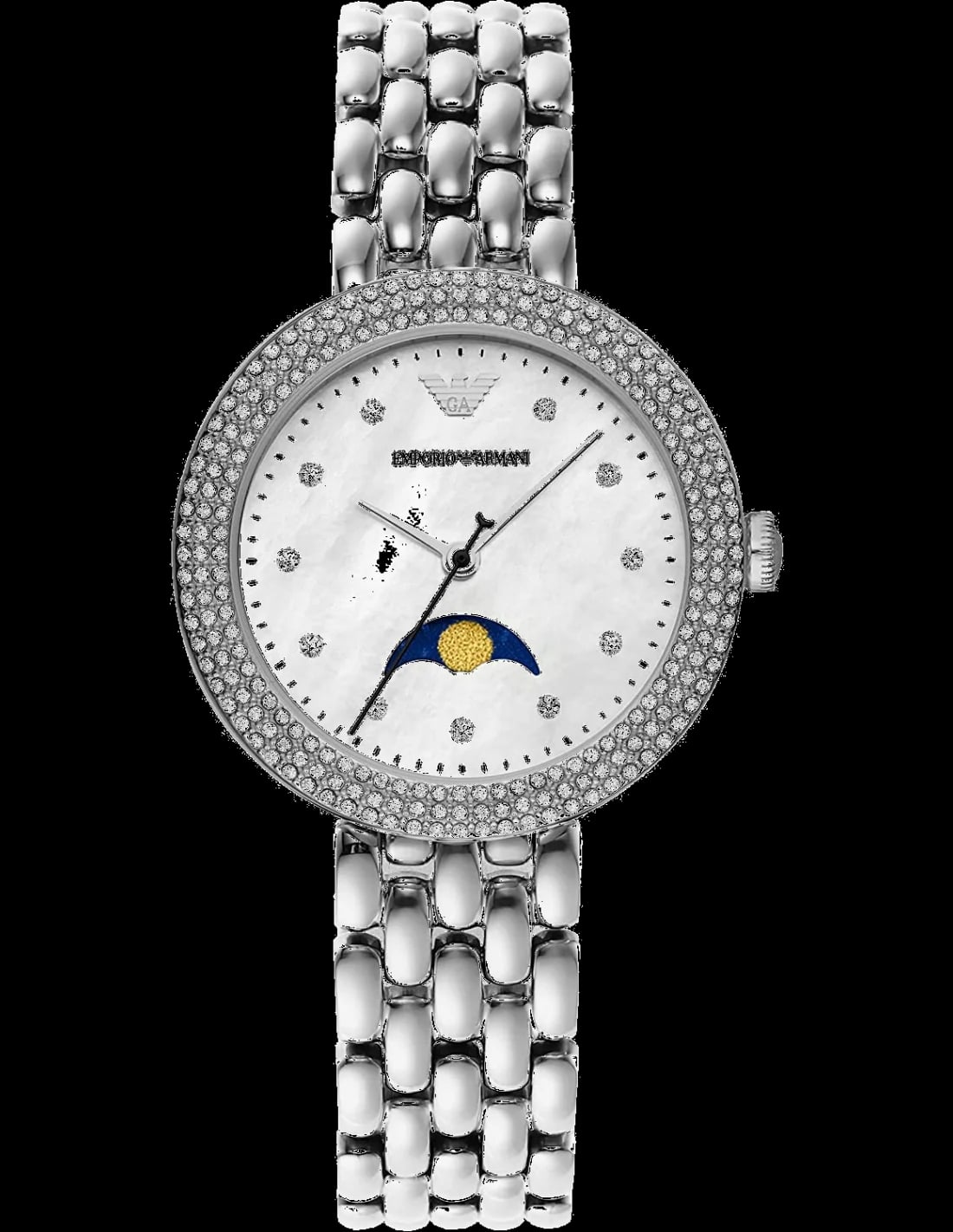 Montre Emporio Armani AR11461 femme cadran nacre bracelet acier inoxydable