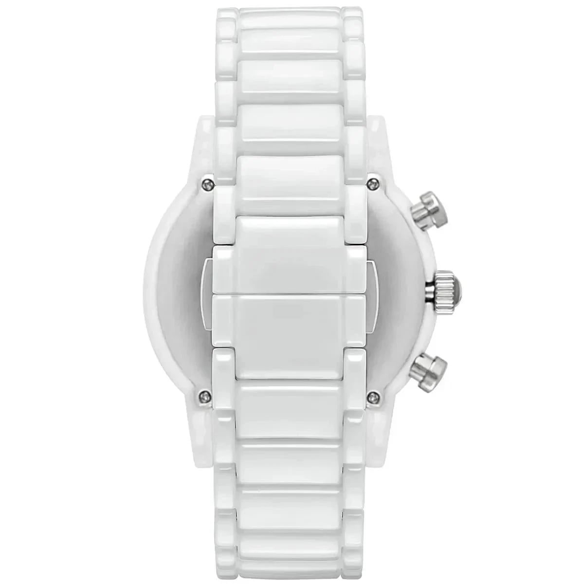 Montre Emporio Armani AR1499 unisexe détail cadran blanc