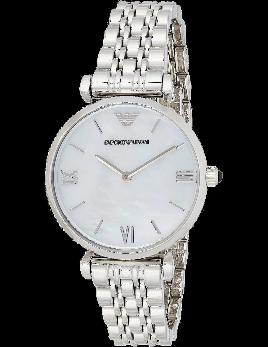 Montre Emporio Armani AR1682 femme cadran nacre bracelet acier inoxydable