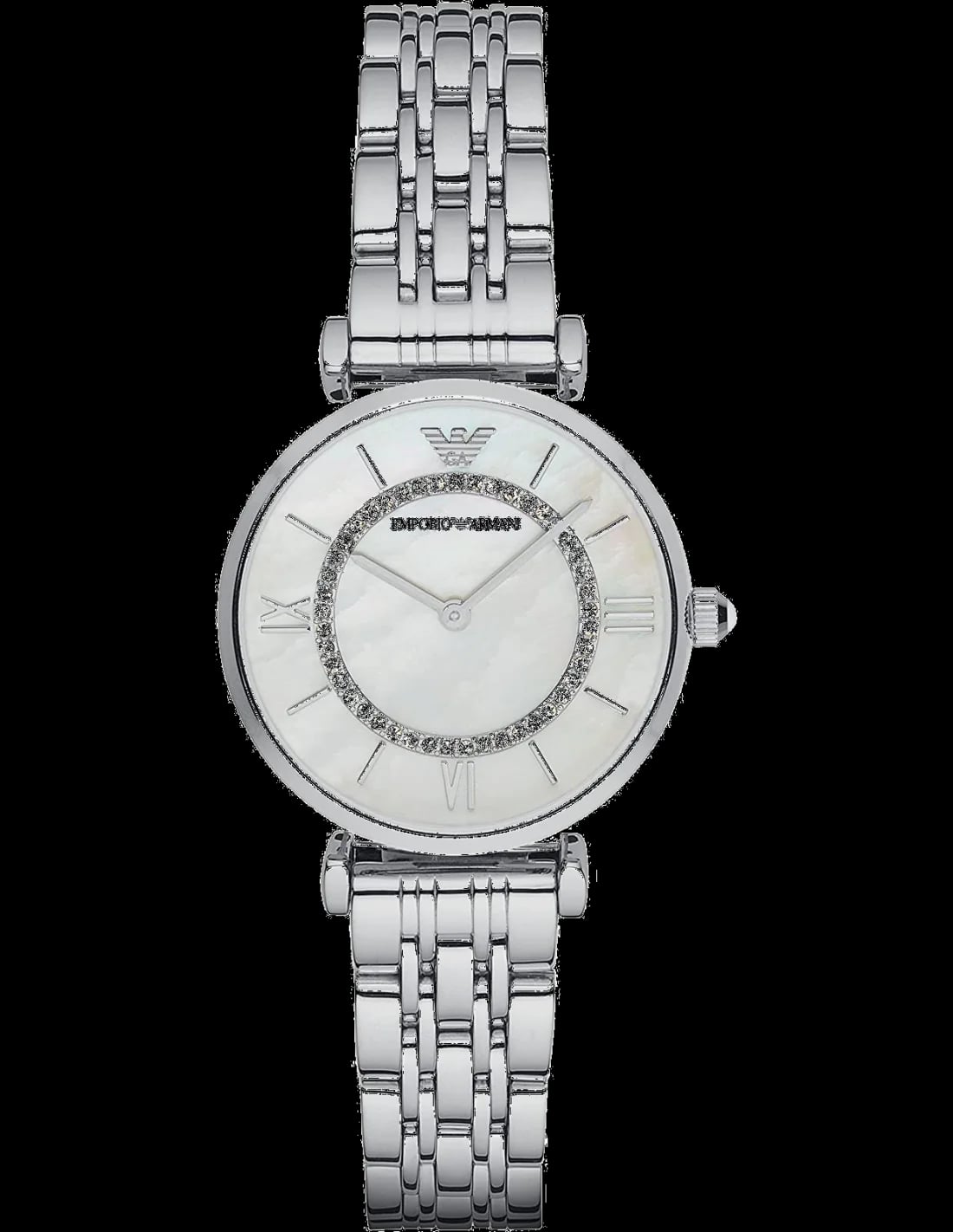 Montre Emporio Armani AR1908 femme cadran nacre bracelet acier inoxydable