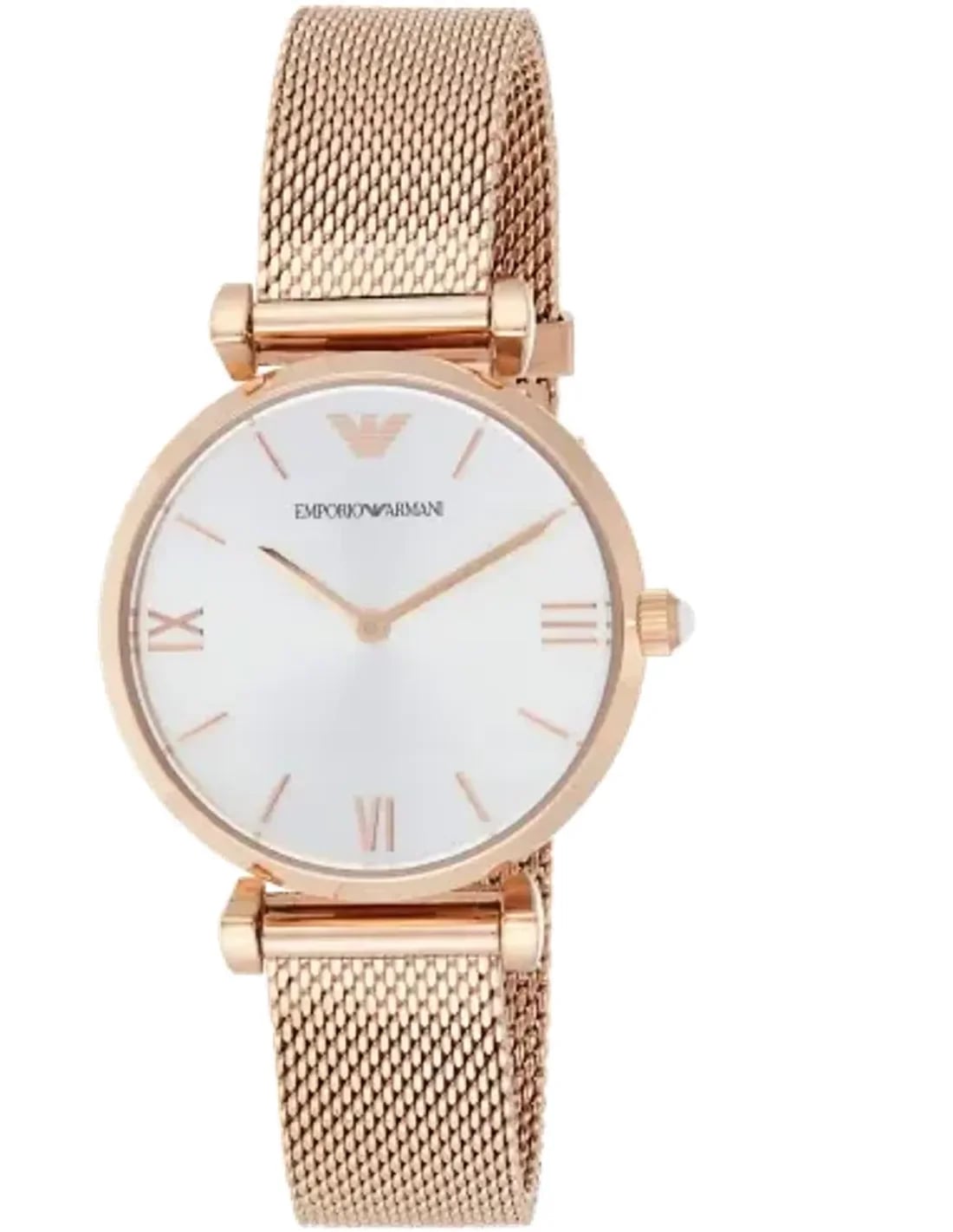 Montre Emporio Armani AR1956 femme cadran argent bracelet acier inoxydable