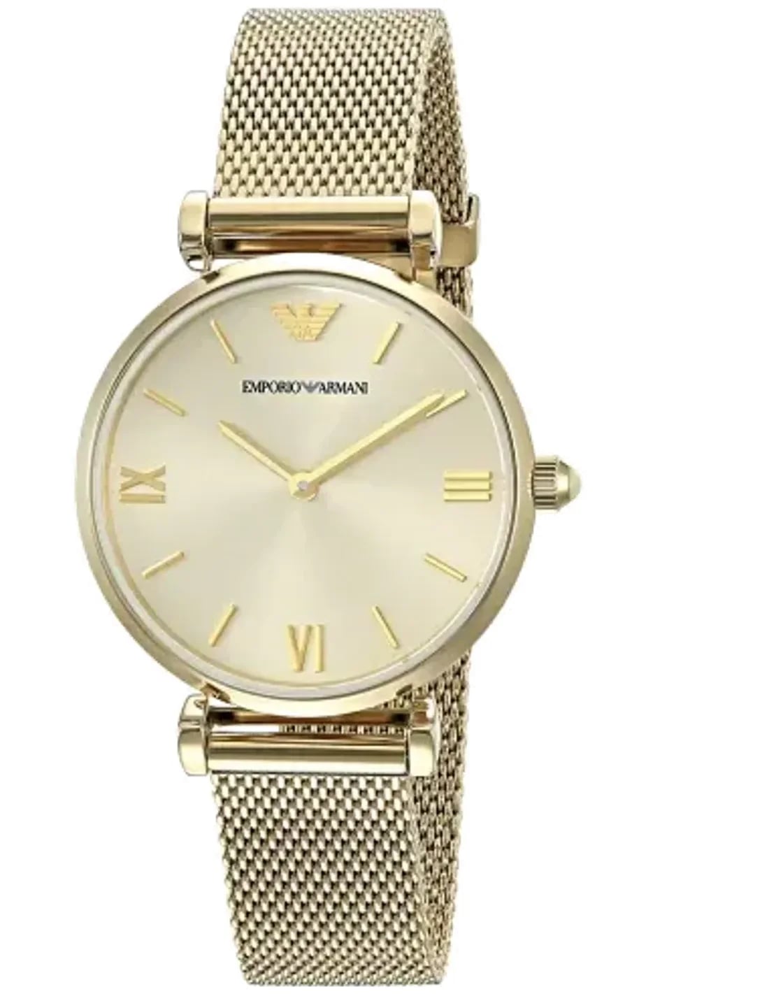 Montre Emporio Armani AR1957 femme cadran argent bracelet acier