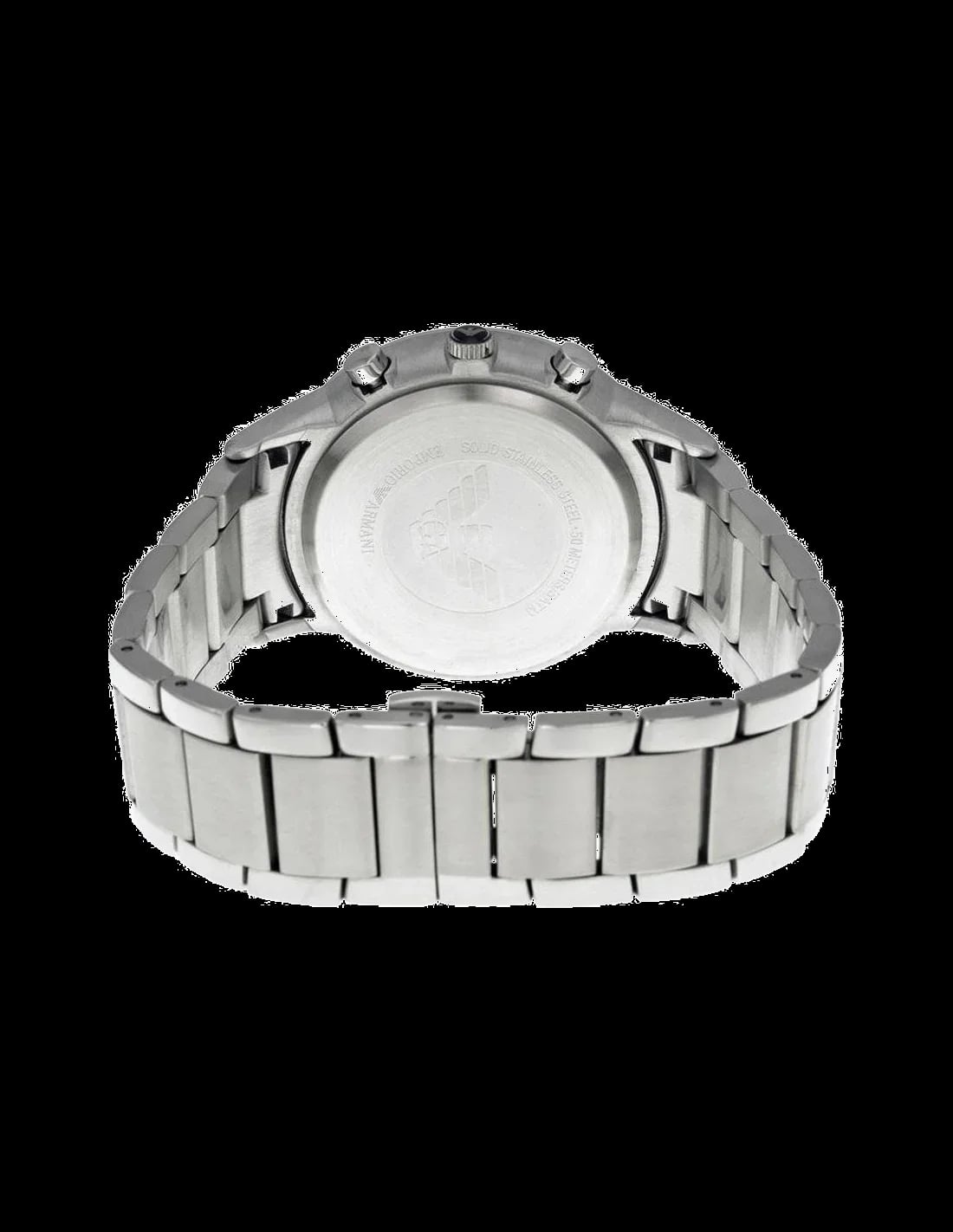 Montre Emporio Armani AR2434 homme détail cadran noir