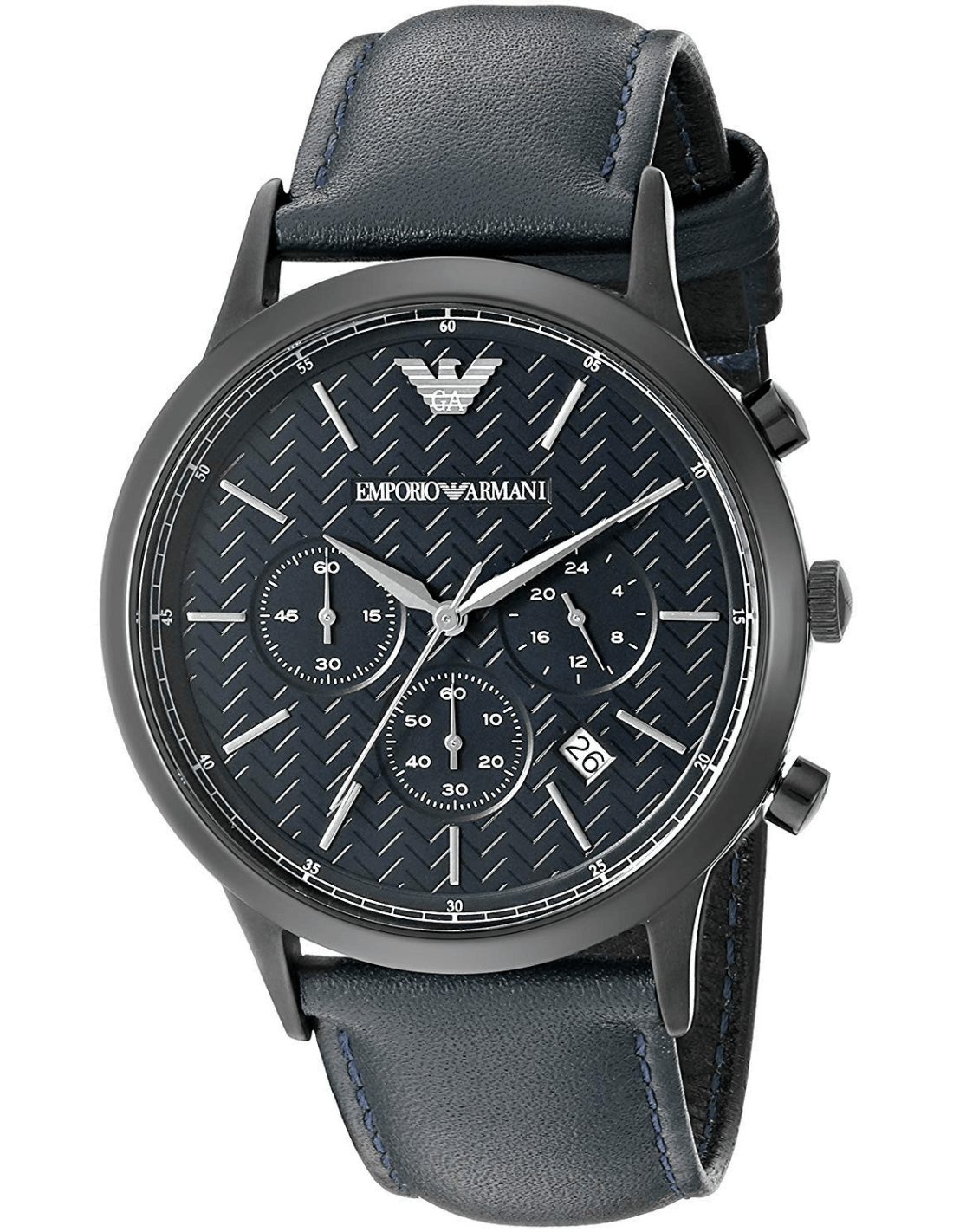 Emporio Armani AR2481 vue cadran noir — Montres Outlet