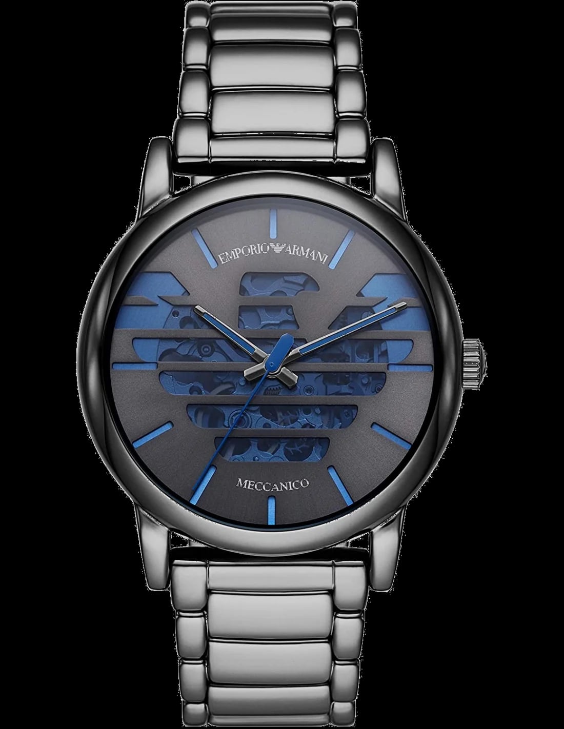 Montre Emporio Armani AR60029 homme cadran gris bracelet acier inoxydable
