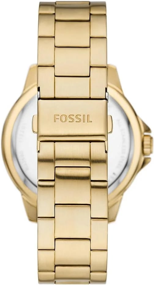 Montre Fossil BQ2680 homme détail cadran or