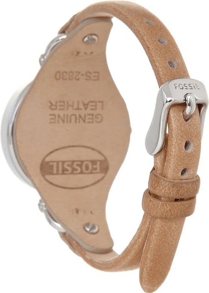 Montre Fossil ES2830 femme détail cadran beige