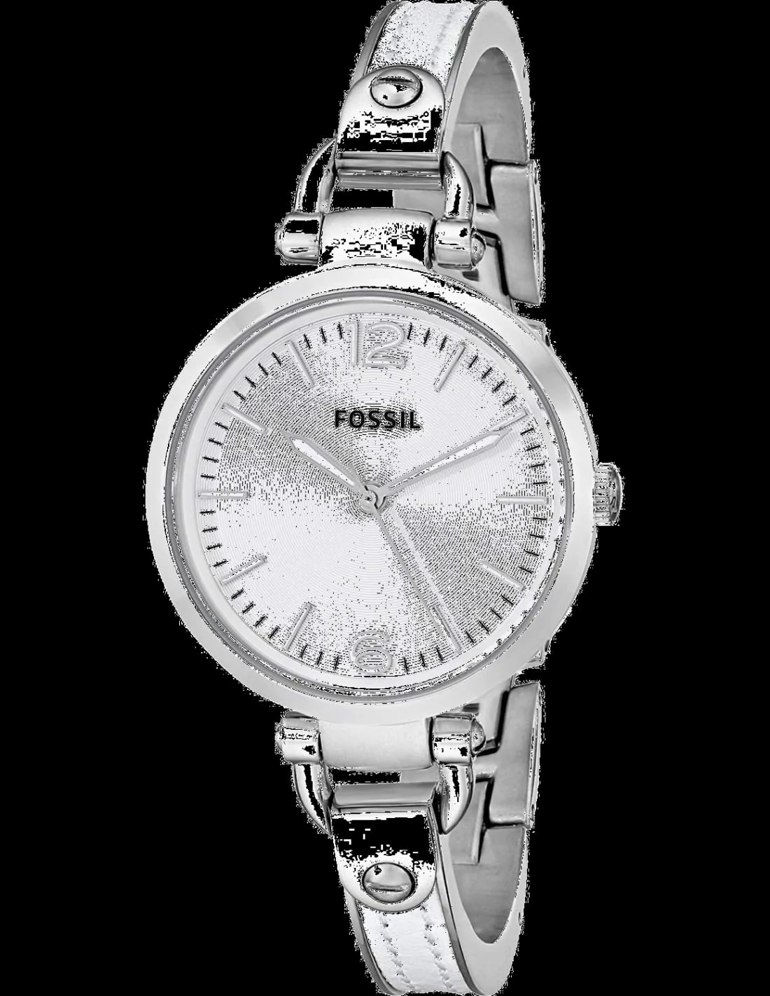 Montre Fossil ES3259 femme cadran argent bracelet acier inoxydable
