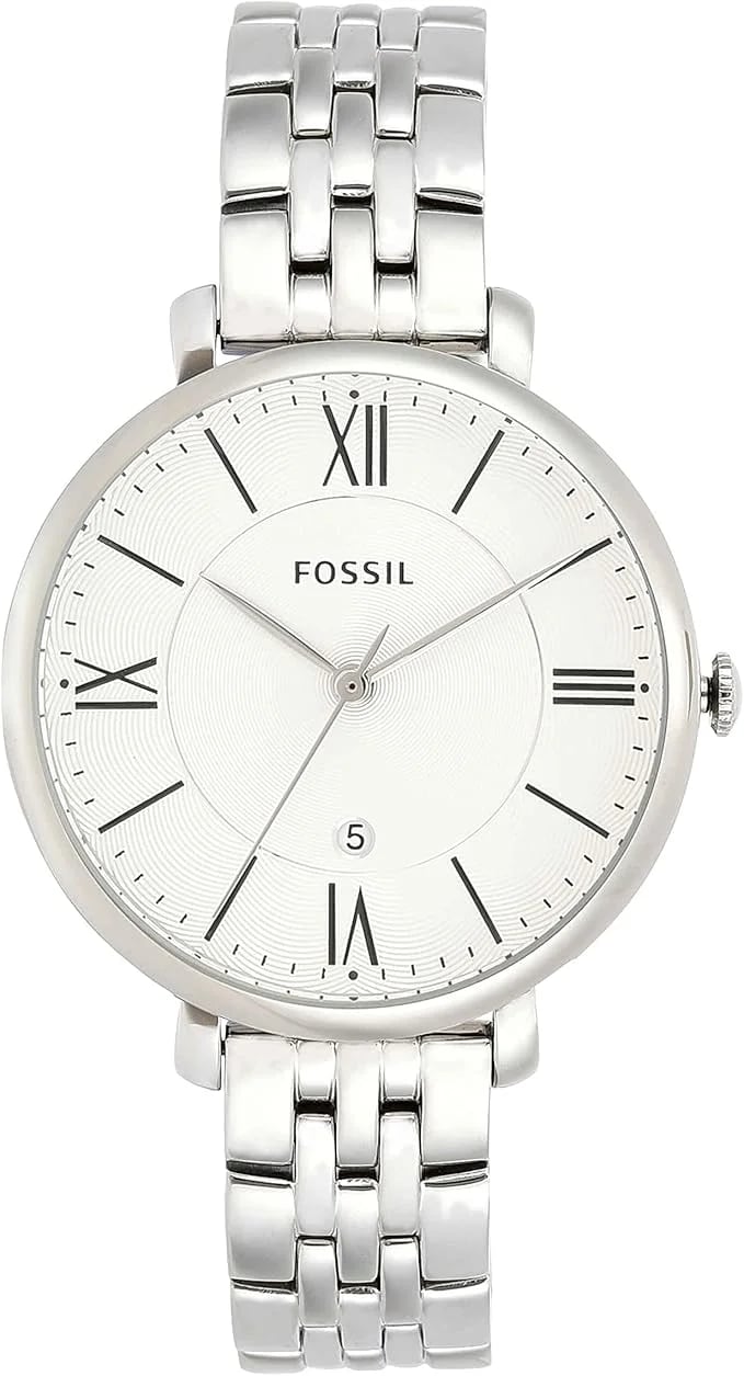 Montre Fossil ES3433 femme cadran blanc bracelet acier