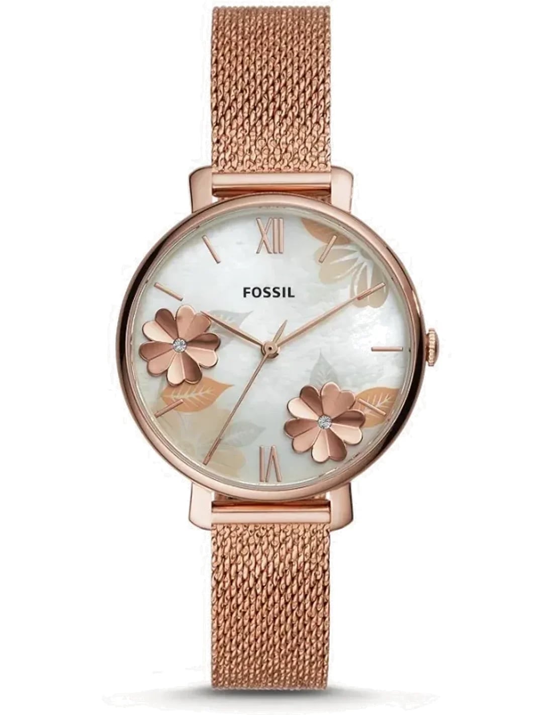 Montre Fossil ES4534 femme cadran nacre bracelet acier